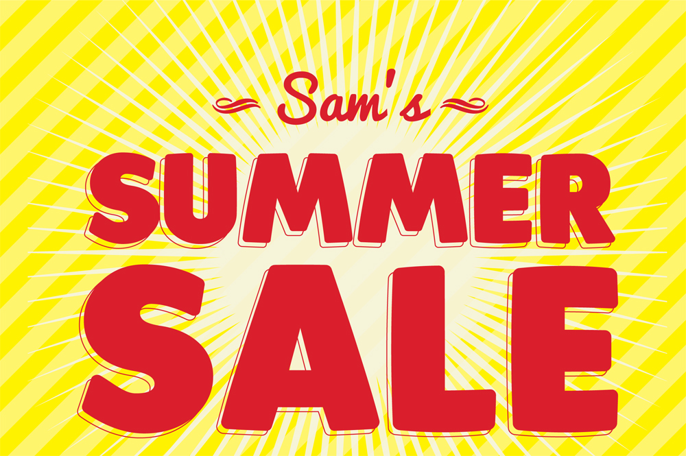 Sam's Summer Sale