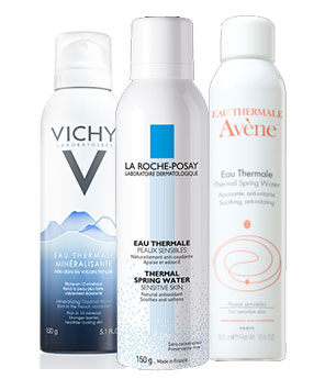 Thermal Spring Water Sprays from Vichy La Roche Posay and Avene