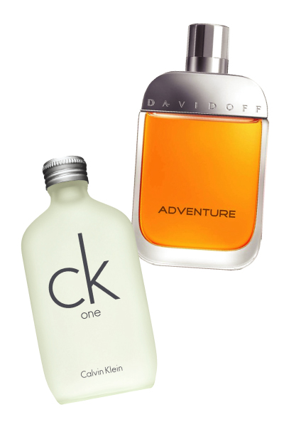 CK One and Davidoff Adventure